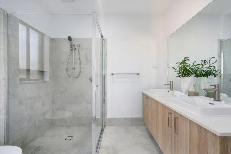 Automatic Equity new-build bathroom